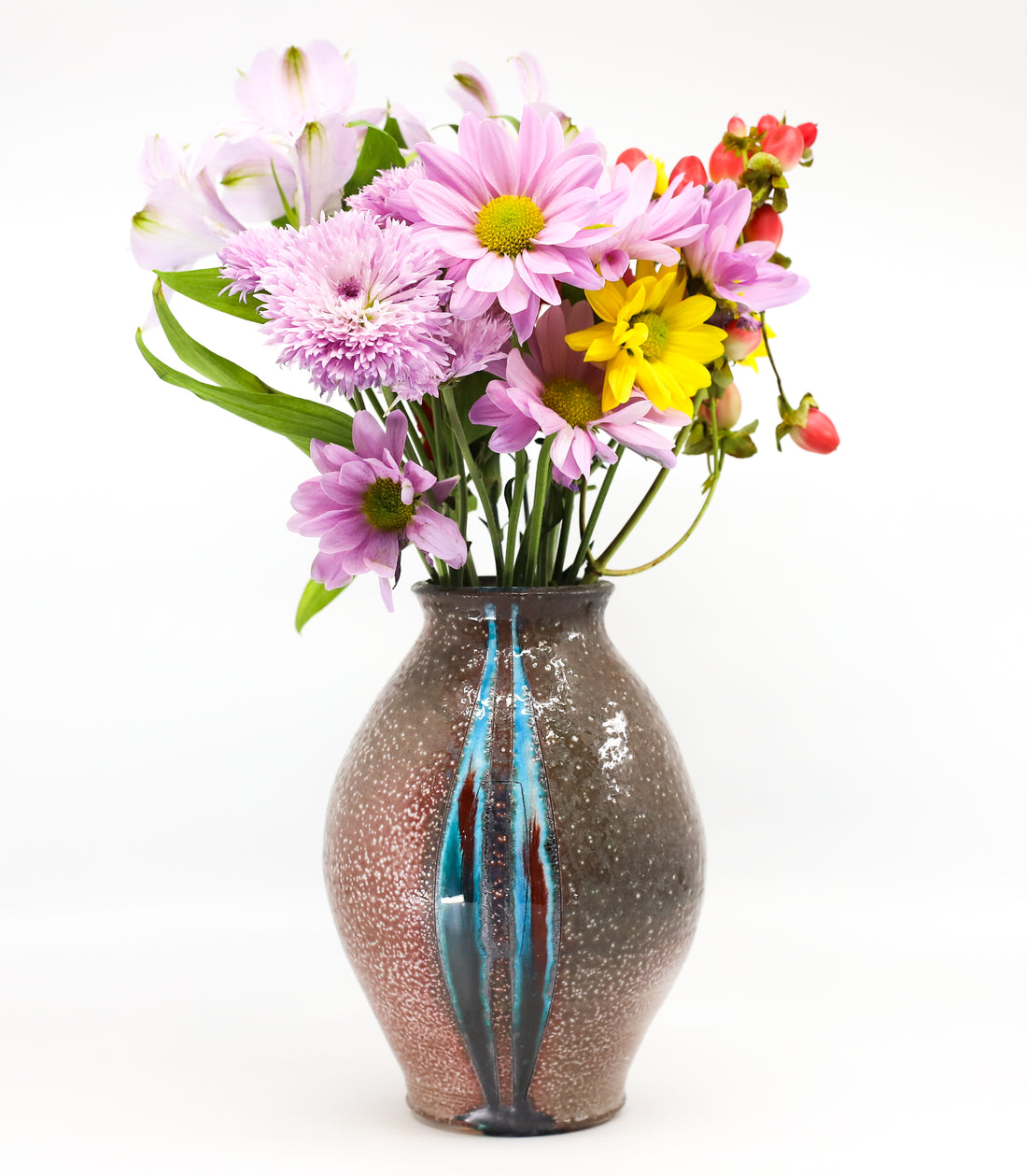 Soda fired vase