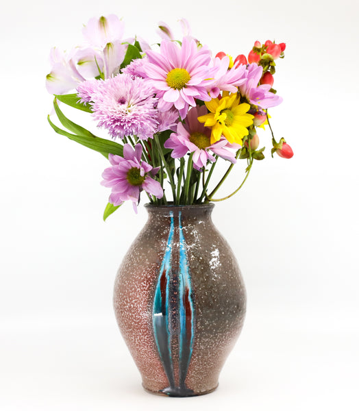 Soda fired vase