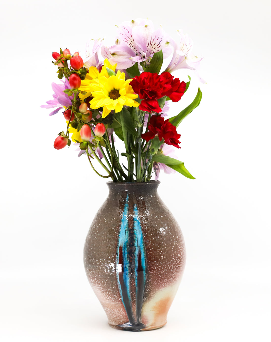 Soda fired vase