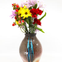 Soda fired vase