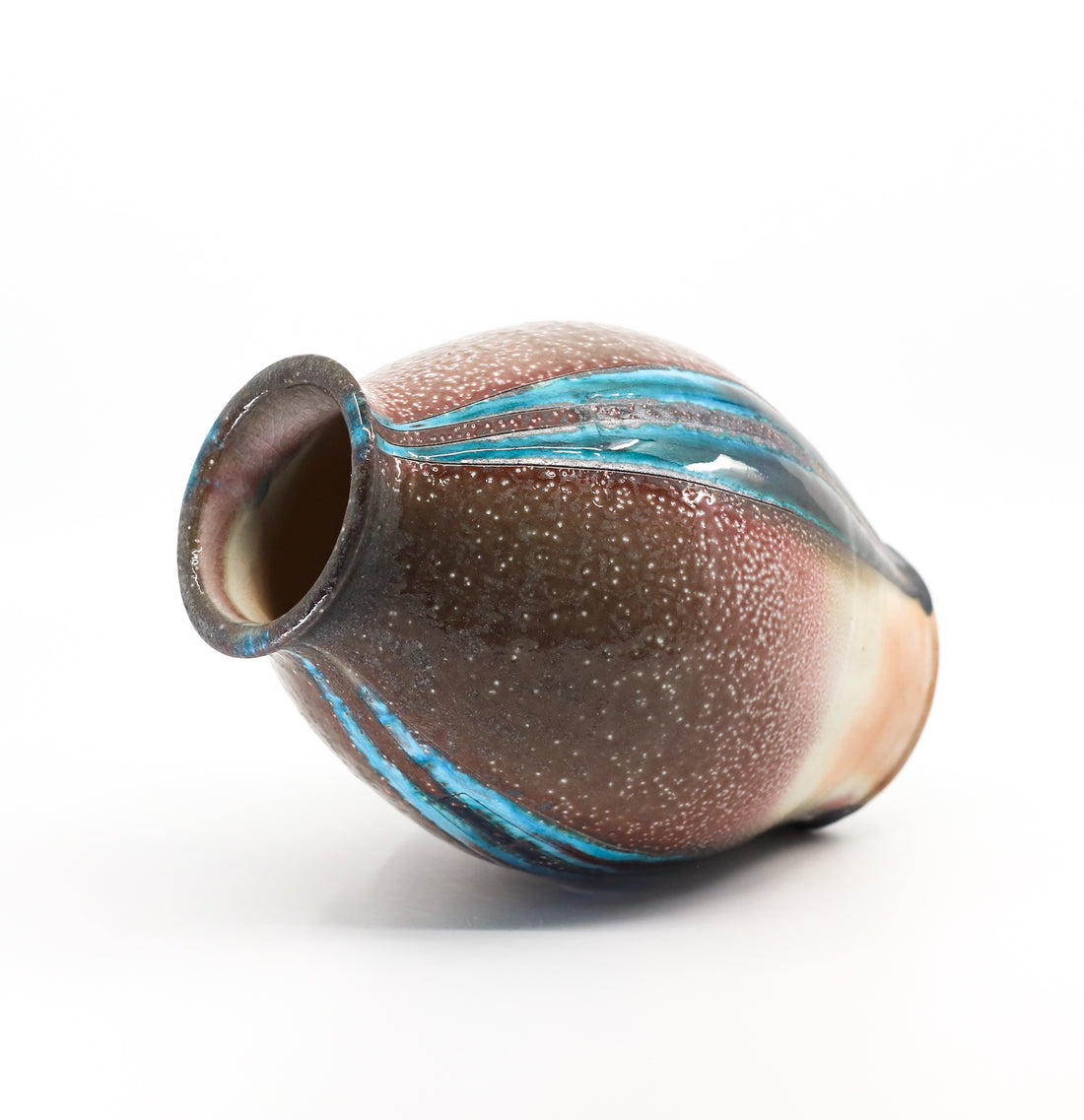 Soda fired vase
