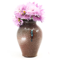 Soda fired porcelain vase