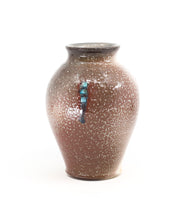 Soda fired porcelain vase