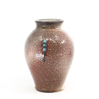 Soda fired porcelain vase