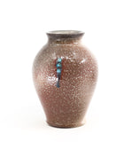 Soda fired porcelain vase