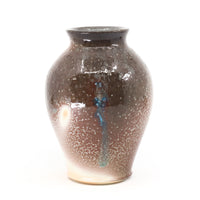 Soda fired porcelain vase