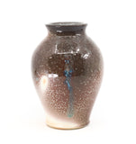 Soda fired porcelain vase