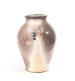 Soda fired porcelain vase