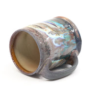 Flat bottom, soda fired mug