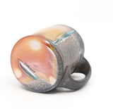 Flat bottom, soda fired mug