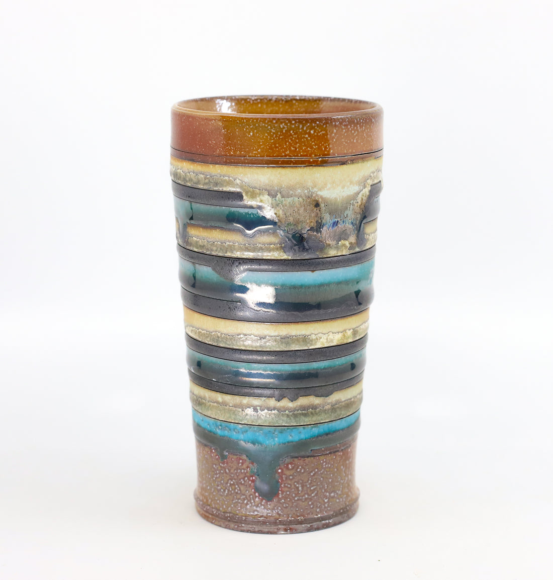 Soda fired tumbler