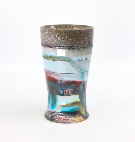 Soda fired tumbler