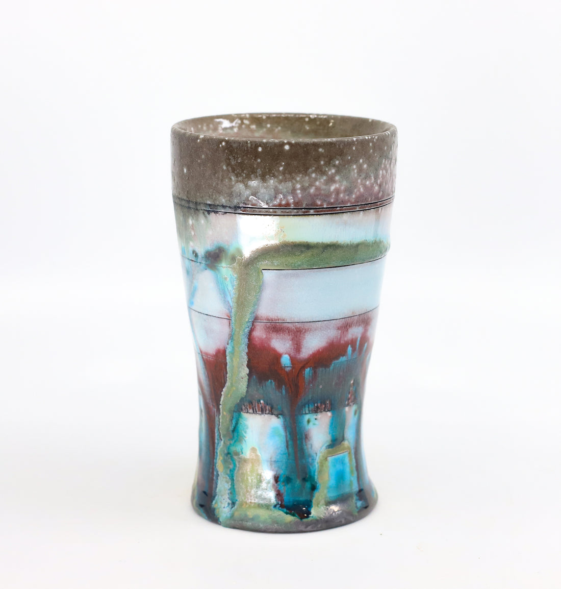 Soda fired tumbler