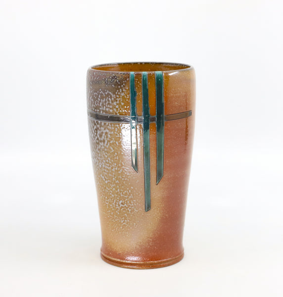 Soda fired tumbler
