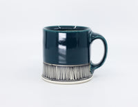 Flat Bottom Mug 1 in Peacock