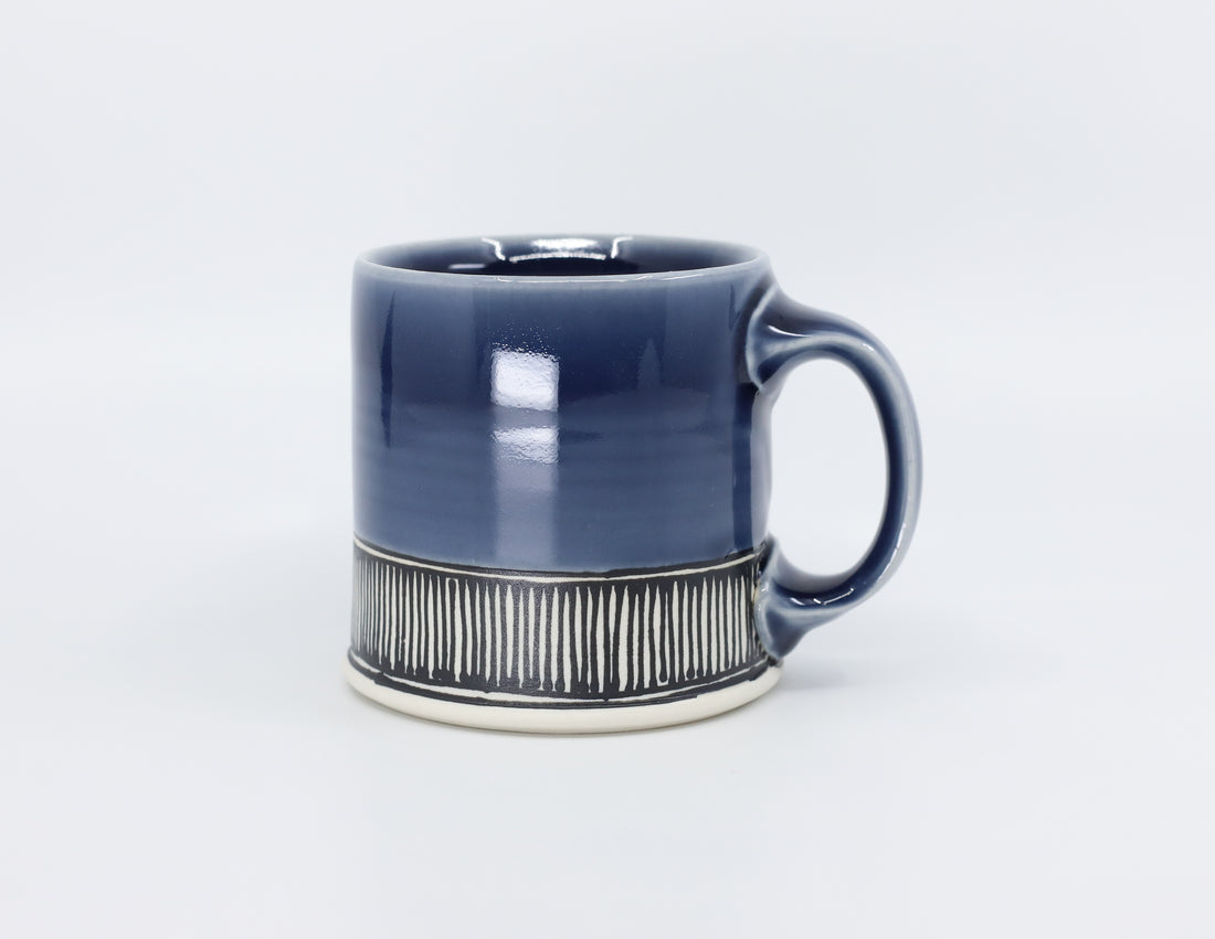 Flat Bottom Mug 4 in Cloud