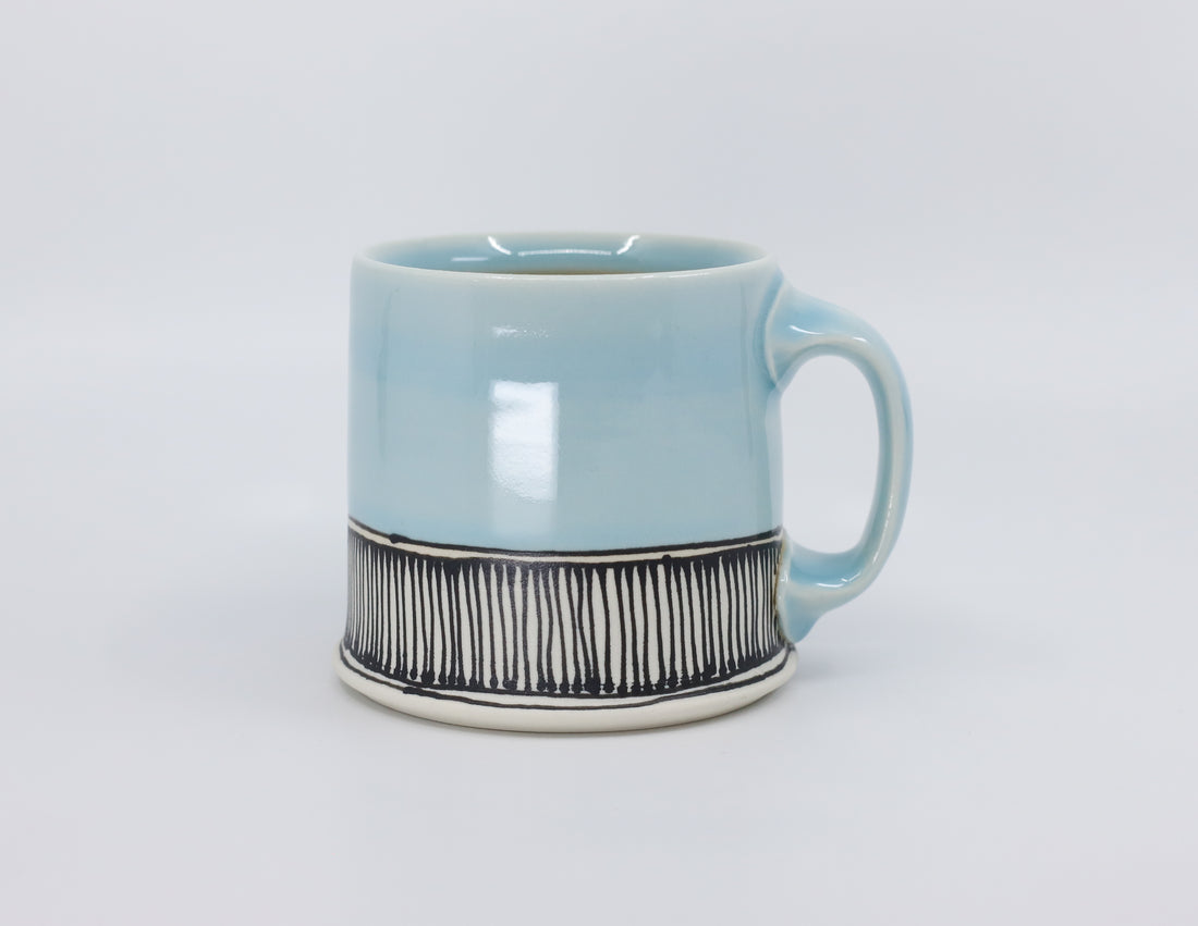 Flat Bottom Mug 5 in September Sky