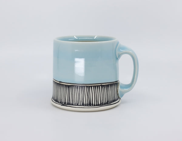 Flat Bottom Mug 5 in September Sky