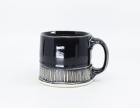 Flat Bottom Mug 8 in Black