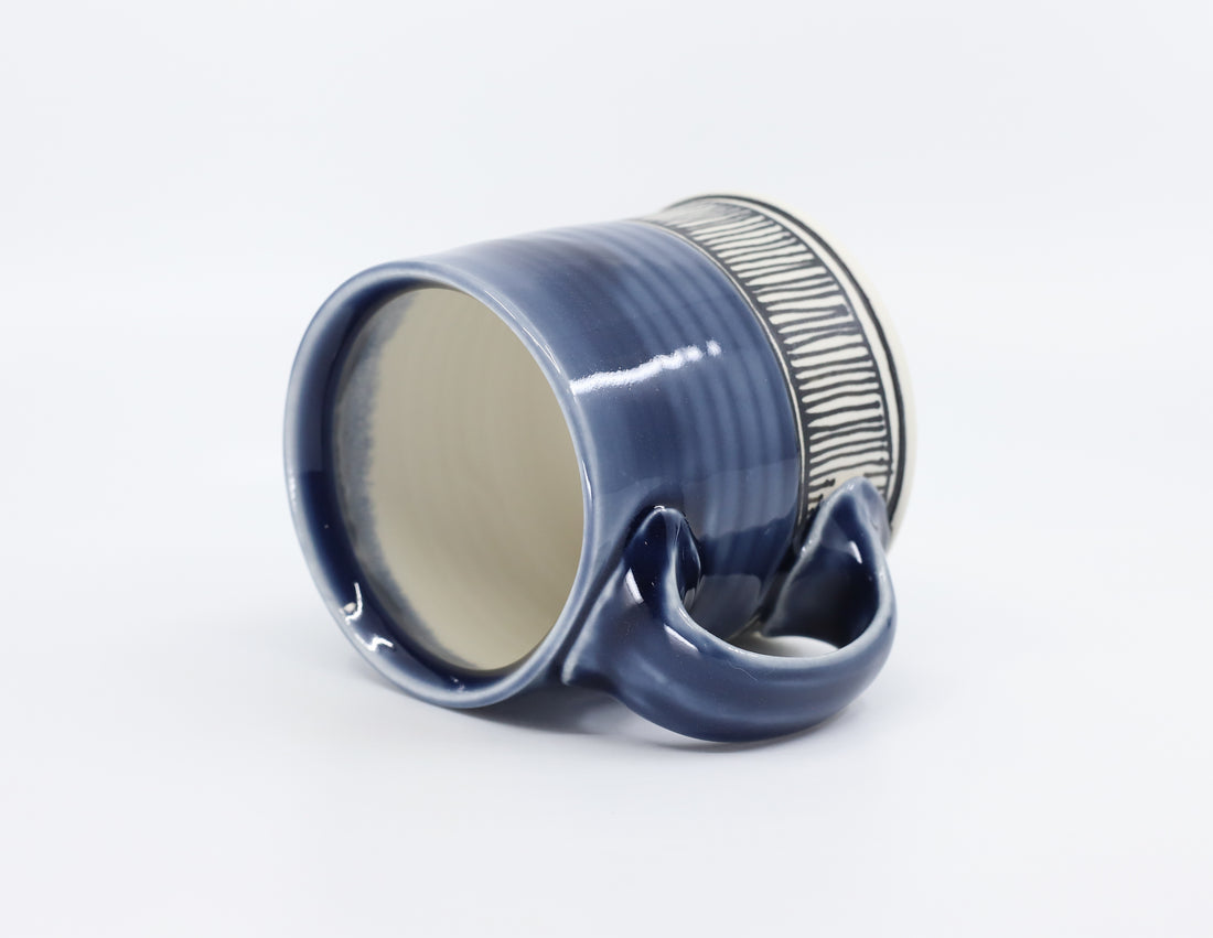 Flat Bottom Mug 9 in Cloud
