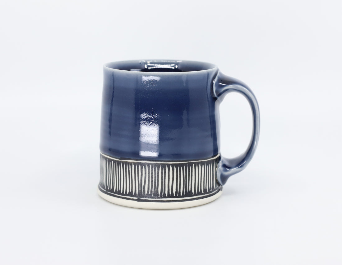 Flat Bottom Mug 10 in Cloud