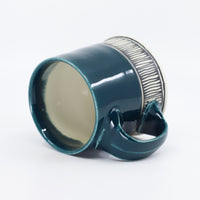 Flat Bottom Mug 11 in Peacock