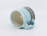 Flat Bottom Mug 13 in September Sky