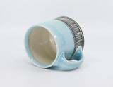 Flat Bottom Mug 13 in September Sky